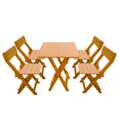 MOVENDA - Juego de Comedor de Terraza Palmira 4 personas