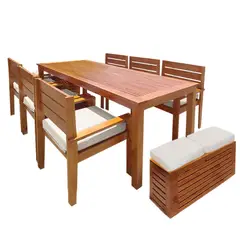 MOVENDA - Juego de Comedor de Terraza Bogota 8 personas