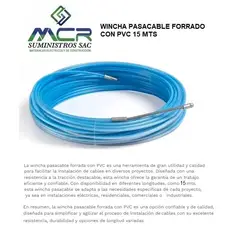 GENERICO - La wincha pasacable forrada con PVC de 15mts
