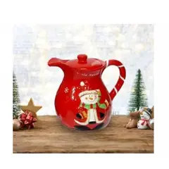 GENERICO - Jarra navideña ctapa diseño papa noel 4 LITROS