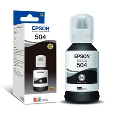 EPSON - Botella de Tinta 504 Negro rinde 7000 páginas 127 ml