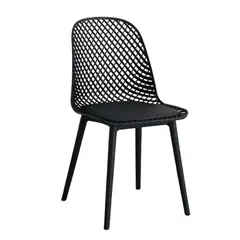 DECORPLAS - Silla para comedor Cartagena Color Negro