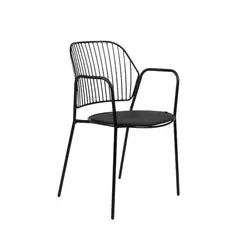 NIHM - Silla Comedor de Metal Valle Negro
