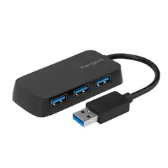 TARGUS - Hub Usb Negro 4 Port Usb-A 3.0