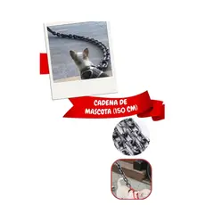 GENERICO - CADENA DE PLÁSTICO PARA MASCOTA