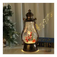 GENERICO - Farol Grande Musical Navideño Papá Noel Con Árbol