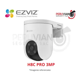 EZVIZ - CAM IP PT EXT H8C 2K 3MP WIFI 24GHZ LENTE 4MM