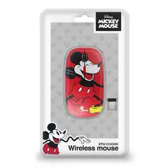 XTECH - Mouse Mickey Óptico 1600 Dpi Wireless 2.4ghz Usb Red