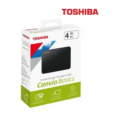 TOSHIBA - DISCO DURO 4TB EXTERNO CANVIO BASIC 3.0