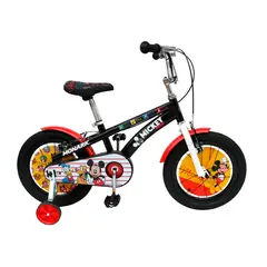 MONARK - BICICLETA MICKEY HAPPY ARO 16 NEGRO BLANCO