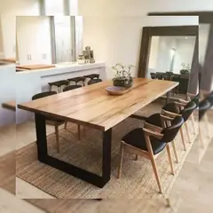 DMUEBLES - DM Comedor 6 sillas Bahoo - Natural/Negro