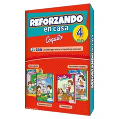 EDICIONES COQUITO - Pack x 4 Libros CoquitoReforzando En Casa 4 Años
