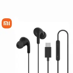 XIAOMI - Audifono Tipo C Con Control de Volumen Negro Original
