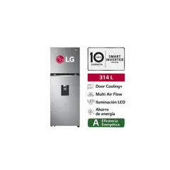 LG - Refrigeradora 314L No Frost Top Freezer con Door Cooling GT31WPP.