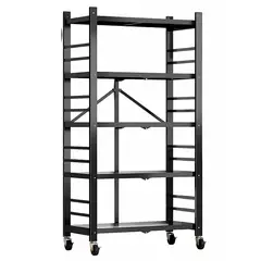 GENERICO - Organizador de cocina de 5 pisos Negro