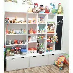 GENERICO - ORGANIZADOR JUGUETERO VALENTINA - LA CASA DEL MUEBLERO - BLANCO