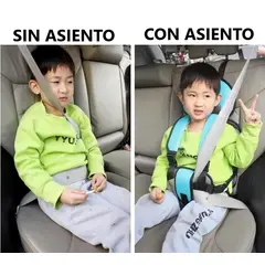 GENERICO - Silla Asiento Carro Bebe Infantil Rojo Seguridad Cinturón