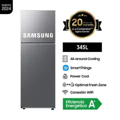 SAMSUNG - Refrigeradora Top Mount Freezer 345L RT35DG5620S9PE Silver