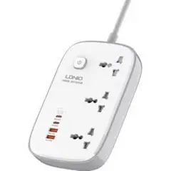 LDNIO - Extensión de pared sc3416 2 metros 3 socket 2 usb