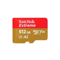 SANDISK - Memoria Micro SD Sandisk 512GB - R190mb - W130mb - Extreme