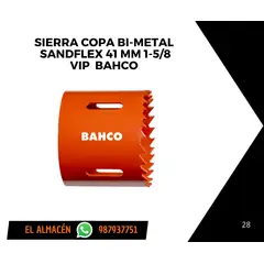 BAHCO - SIERRA COPA BIMETAL DE 1 - 5/8" PULGADAS (41 MM)