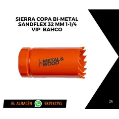 BAHCO - SIERRA COPA BI METAL DE UNA PULGADA Y UN CUARTO 1-1/4 32 MM