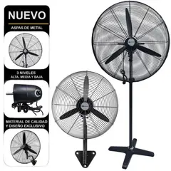 UG ULTRA G - Ventilador 2 EN 1 Industrial 30" Pulgadas 250W NEGRO ULTRA G