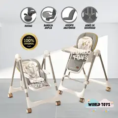 BABY - Silla de Comer «VANDIVIER » Edición Limitada Gray