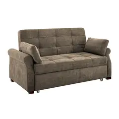 BARAKA HOME - Sofá Cama Ressen con Almohadas 1.5 Plz - Beige Claro