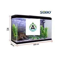 SOBO - ACUARIO IMPORTADO 190L T-100F