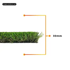 QRUBBER - Grass Sintético Pucón Premium 2m x 20m x 30mm