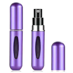 GENERICO - Atomizador dispensador de Perfume Portable 5ml para Viaje Morado