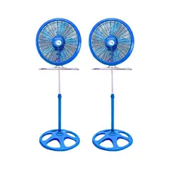 FUJITEC - Ventilador de 18 Pulgadas 3 en 1 Azul CF-190 Pack 2 Unidades