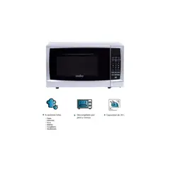 MABE - Horno microondas de 20L blanco silver - HMM20PEG