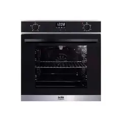 SOLE - Horno a Gas Empotrable SOLHO018 70L con Turbo Convección.