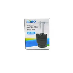 SOBO - Filtro De Esponja Esquinero Para Acuario Y Peceras Sb-833
