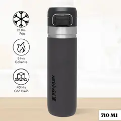 STANLEY - Termo de Bebida Flip Go Charcoal 710 Ml