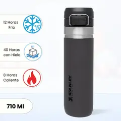 STANLEY - Termo de Bebida Flip Go Charcoal 710 Ml