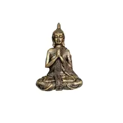 GENERICO - Mini Estatua Buda de Pared Hindu Posición Meditativa Multicolor