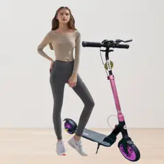 OKA - Scooter Lineal Para niñas y Adolescentes 0ka Soporta 100 Kg