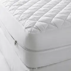 GENERICO - Forro de colchón con cierre 1.5 plazas IMPERMEABLE - ANTIÁCAROS - ACOLCHADO I DREAM SUPREME