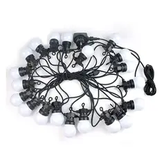 GENERICO - Cadena De Luces Focos Bombillas Led 5cm De Diametro Decoracion Fiesta