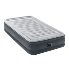 Intex - Colchon Inflable Eléctrico 1 Plaza con altura 33cm Intex