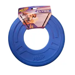 DOGS - Frisbee de Goma para perro Nerf - Azul - Azul solido