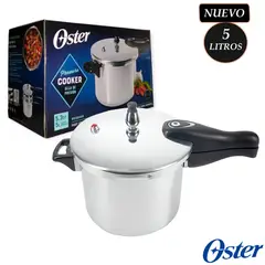 OSTER - Olla de presión BRISSAGO de 5 litros