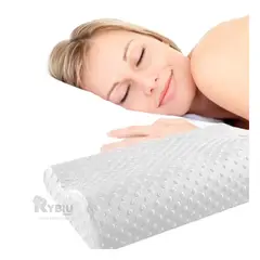 RYBIU IMPORT - Almohada de Cuello Medicinal Color Blanco Y+Papel de Regalo