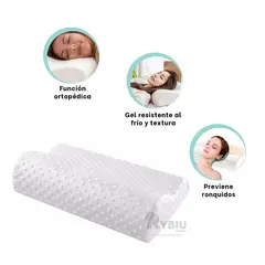RYBIU IMPORT - Almohadin Rehabiltador Color Blanco Y+Banderitas Adhesivas