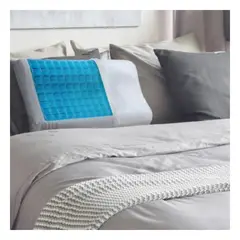 RYBIU IMPORT - Almohada de Cuello Medicinal Color Blanco Y+Papel de Regalo