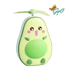 GENERICO - Mini Ventilador Paltita 3 en1 con Espejo y Luz led