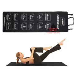 LIVE UP - Colchoneta Mat Yoga Eva de Neopreno Deportivo Liveup Negro